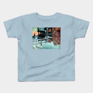 Tsar Saltan at the Window - Ivan Bilibin Kids T-Shirt